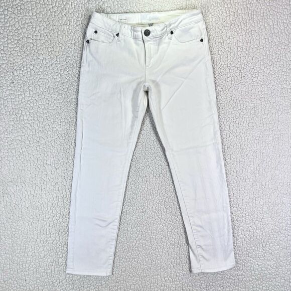 KUT From the Kloth Jeans Women’s Size 6 (Actual 32x28.5) White Katy Boyfriend - Picture 2 of 15